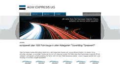 Desktop Screenshot of agw-express.com